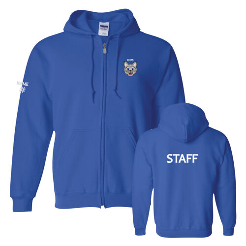 Gildan Unisex Small Bobcat Staff Printed Full-Zip Thumbnail