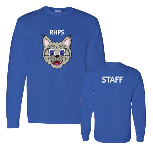 Gildan Unisex Big Bobcat Staff Printed Long Sleeve Thumbnail