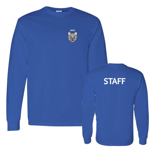 Gildan Unisex Small Bobcat StaffPrinted Long Sleeve Thumbnail